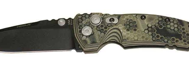 Hogue EX-01 3.5" G-Mascus Green Cerakote G10 Frame Tread Folder Drop Point Blade