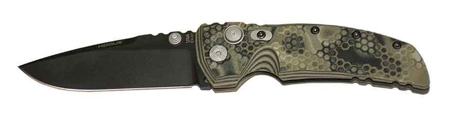 Hogue EX-01 3.5" G-Mascus Green Cerakote G10 Frame Tread Folder Drop Point Blade