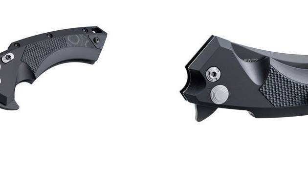 Hogue X5 Folding Knife Push-Button with Manual Safety and Stainless Steel Blade