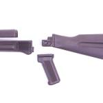 Arsenal 4-Piece Mil-Spec Warsaw Length Plum Polymer Buttstock Set for Stamped Receivers