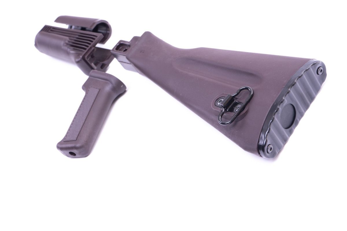 Arsenal 4-Piece Mil-Spec Warsaw Length Plum Polymer Buttstock Set for Stamped Receivers - Image 2