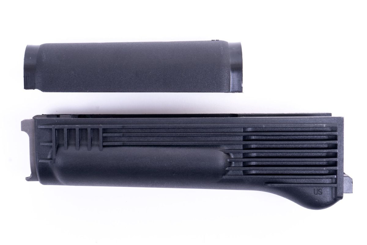 Arsenal Black Polymer Handguard Set with Stainless Steel Heat Shield for Milled Receiver - Image 2