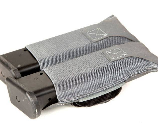 Blue Force Gear-Belt Mounted Ten-Speed® Double Pistol Mag Pouch - Wolf Gray