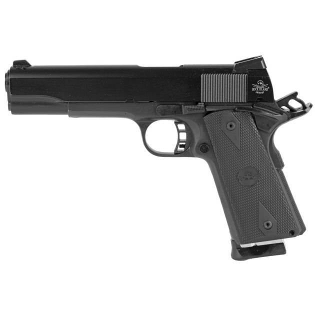 Rock Island 1911 Full Size 9MM 10rd  5" Barrel  Steel Frame  Parkerized Finish  Rubber Grips