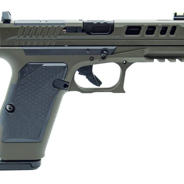 LFA LF AMPX Pistol G19X Frame 9mm 3.9 in. Barrel 17Rd OD green