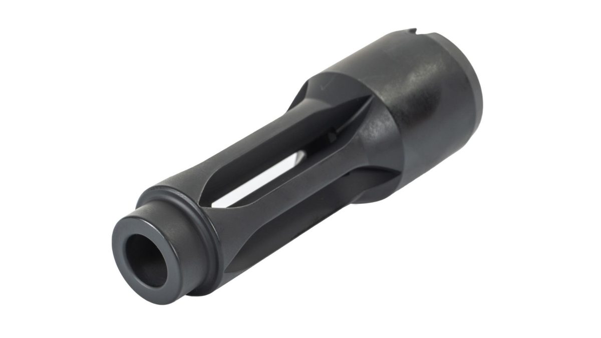 Arsenal AR-M1 4-port Flash Hider 7.62x39mm 24x1.5mm RH Threads Stainless Steel Cerakote US Made