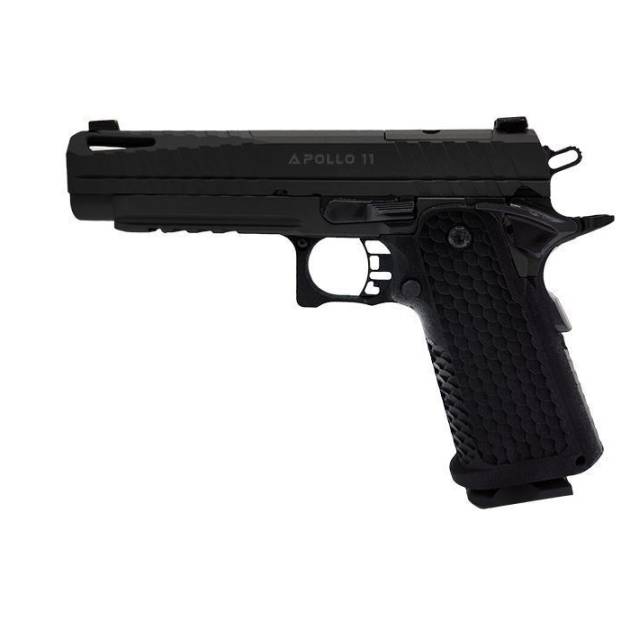 Live Free Armory Apollo 11 Full Size 9mm 17rd Steel Frame Semi-Auto Pistol Black