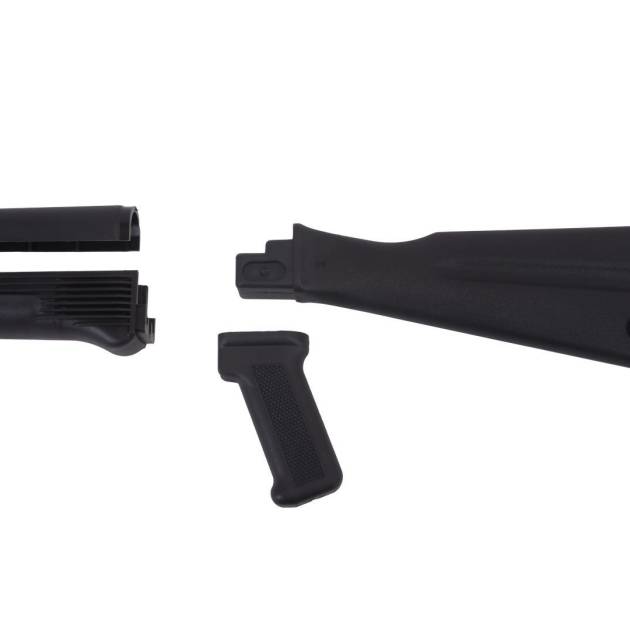 Arsenal 4 Piece NATO Length Black Polymer Stock Set
