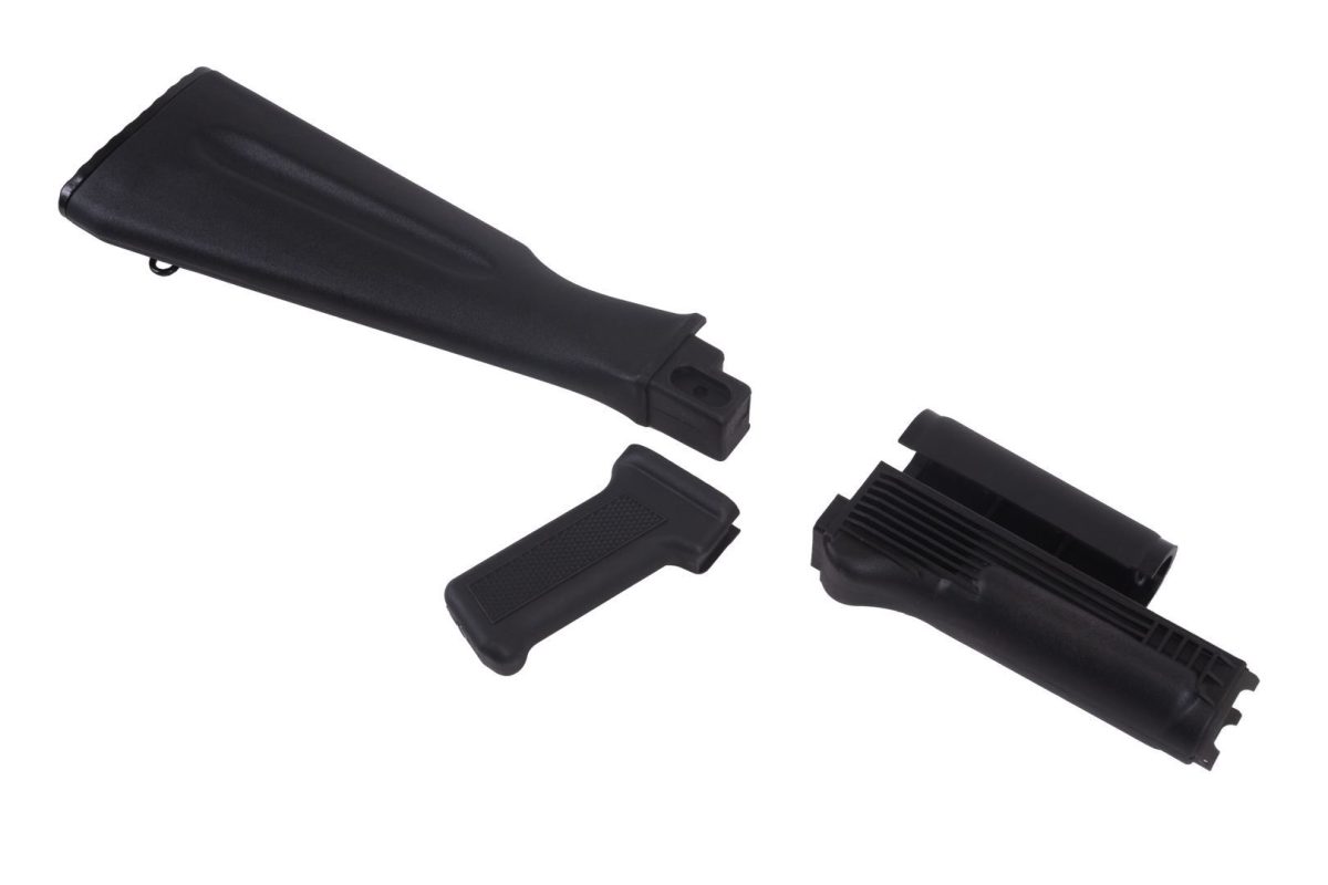 Arsenal 4 Piece NATO Length Black Polymer Stock Set - Image 3