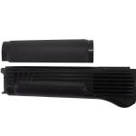 Arsenal Black Polymer Handguard Set with Stainless Steel Heat Shield for Stamped Receivers