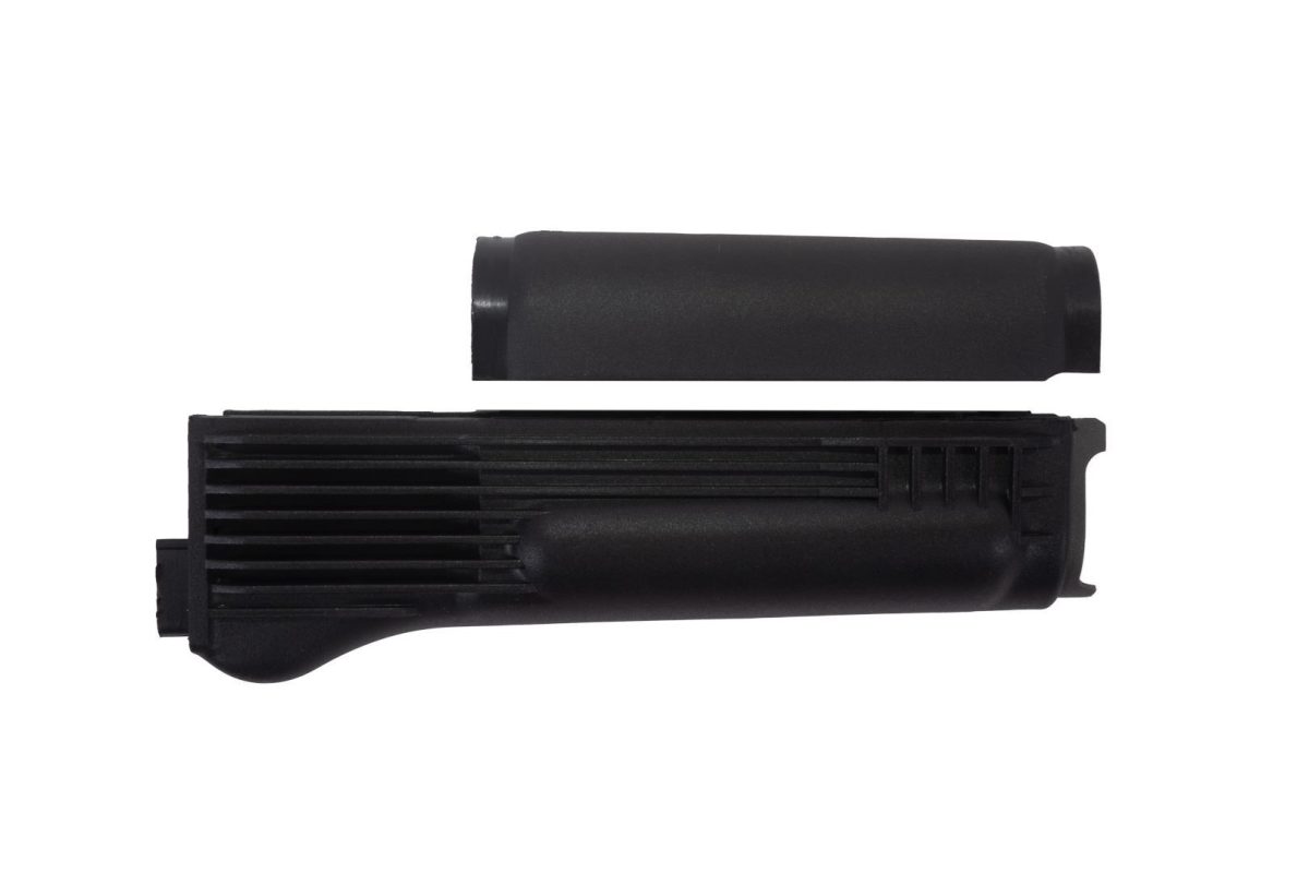 Arsenal Black Polymer Handguard Set with Stainless Steel Heat Shield for Stamped Receivers - Image 2
