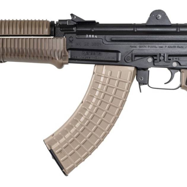 Arsenal SAM7K AK Pistol 7.62x39mm FDE US Furniture 30rd Mag Hard Case