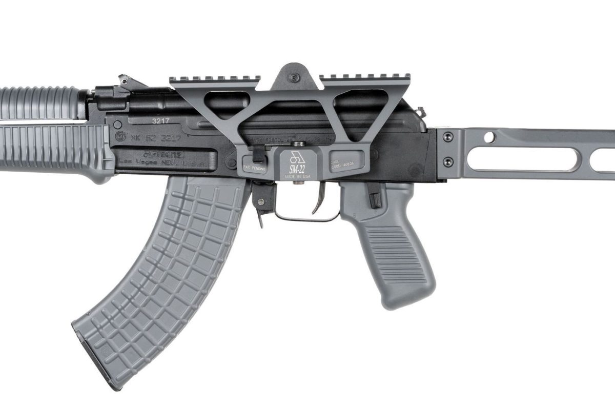 Arsenal Scope Mount AK47 SAM7K Series Gray Cerakote - Image 3