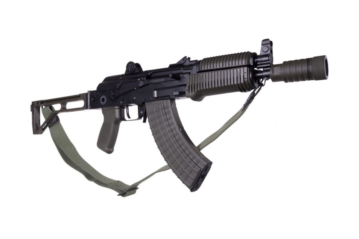 Arsenal Factory SBR AR-M14SF TACT 7.62x39mm Rifle Tactical Right-Side Folding Stock OD Green Flash Hider