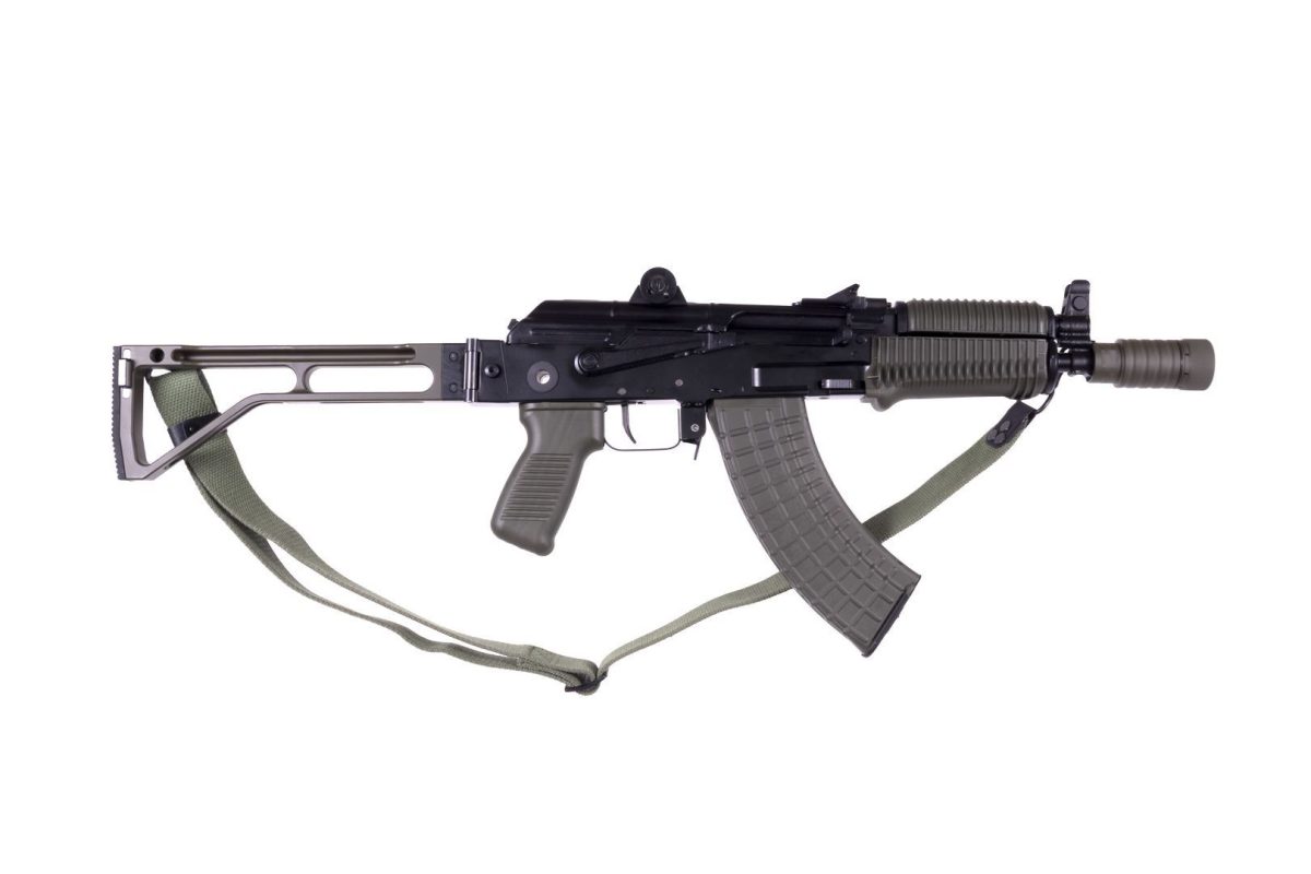 Arsenal Factory SBR AR-M14SF TACT 7.62x39mm Rifle Tactical Right-Side Folding Stock Green
