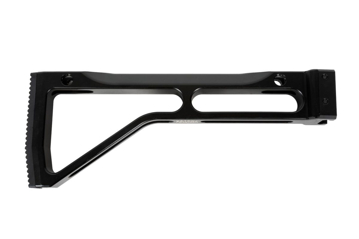 Arsenal CNC Machined Aluminum Tactical Buttstock Assembly 1913 Picatinny Attachment Black - Image 2