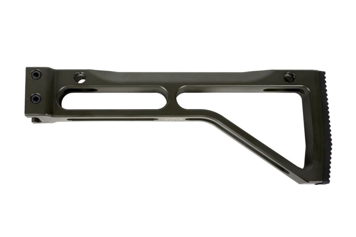 Arsenal CNC Machined Aluminum Tactical Buttstock Assembly 1913 Picatinny Attachment OD Green