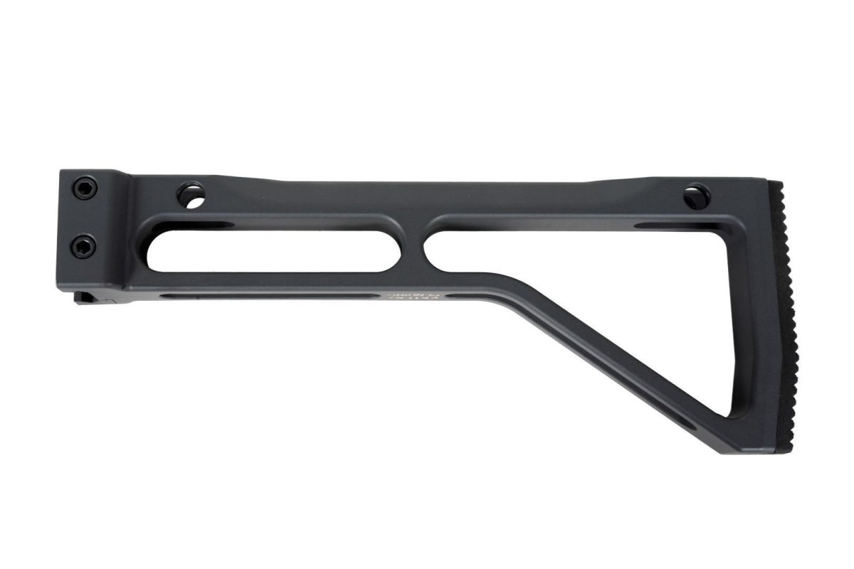 Arsenal CNC Machined Aluminum Tactical Buttstock Assembly 1913 Picatinny Attachment Gray