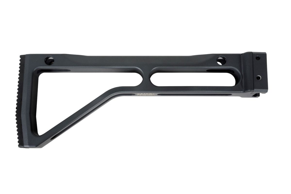 Arsenal CNC Machined Aluminum Tactical Buttstock Assembly 1913 Picatinny Attachment Gray - Image 2