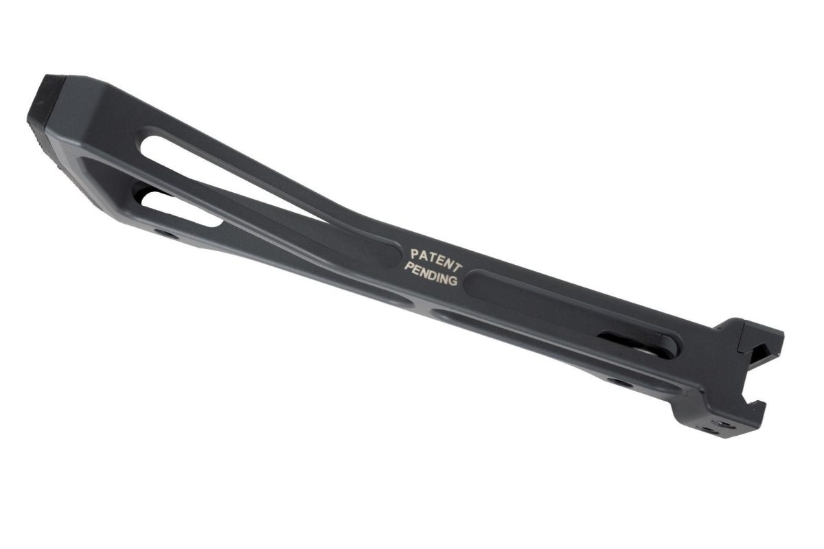 Arsenal CNC Machined Aluminum Tactical Buttstock Assembly 1913 Picatinny Attachment Gray - Image 3