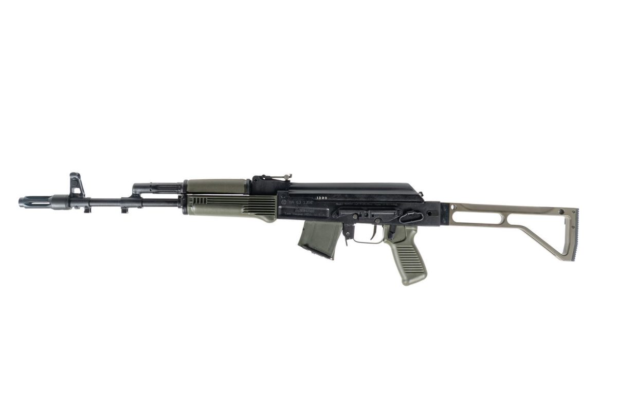 Arsenal SAM7SF 7.62x39mm Semi-Auto AK-47 Rifle with Aluminum Side Folding Stock and Arsenal Hard Case OD Green - Image 2