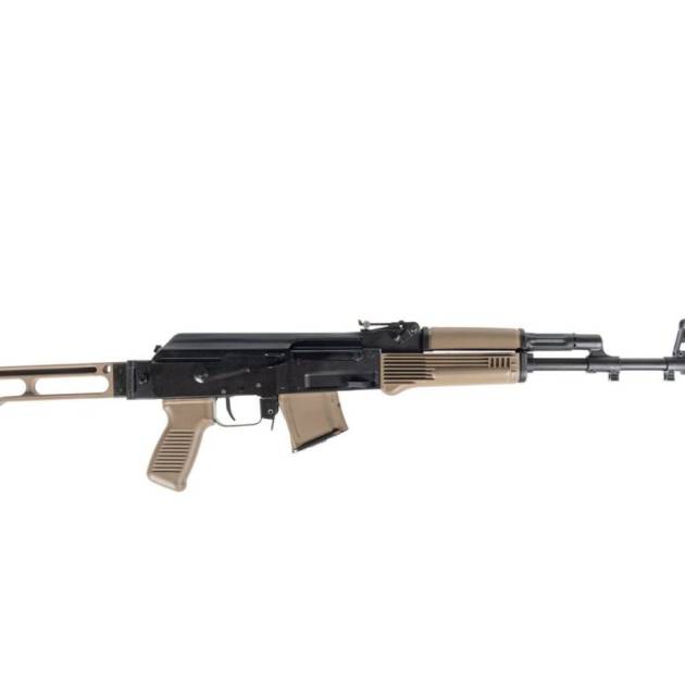 Arsenal SAM7SF 7.62x39mm Semi-Auto AK-47 Rifle with Aluminum Side Folding Stock and Arsenal Hard Case FDE