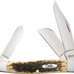CAE LARGE STOCKMN AMBR BONE CS