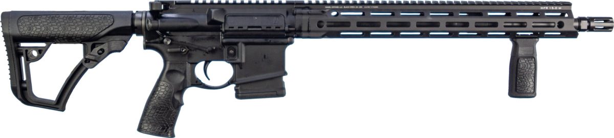 Daniel Defense DDM4 V7 5.56mm NATO rifle with 16-inch barrel and M-LOK handguard