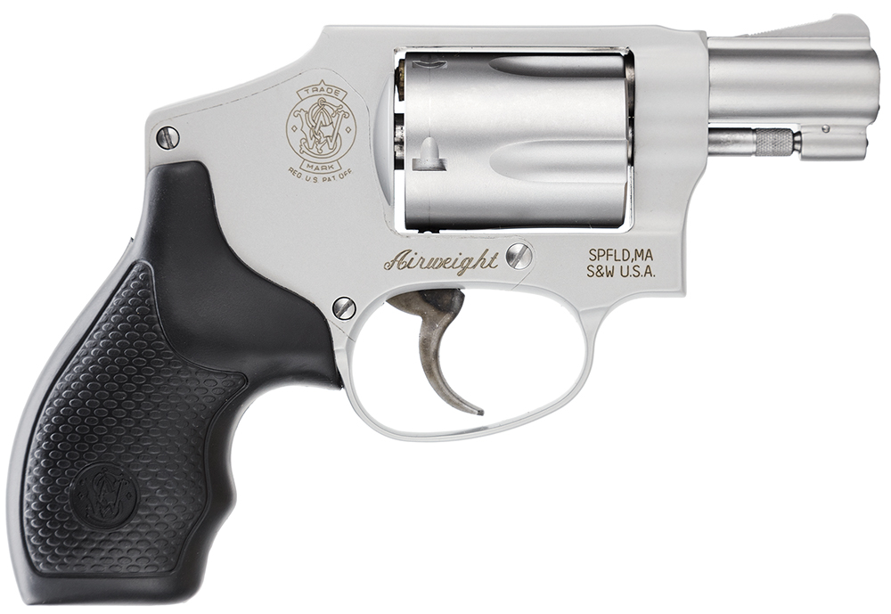 Smith & Wesson Model 642 Airweight .38 Special J-Frame revolver with concealed hammer