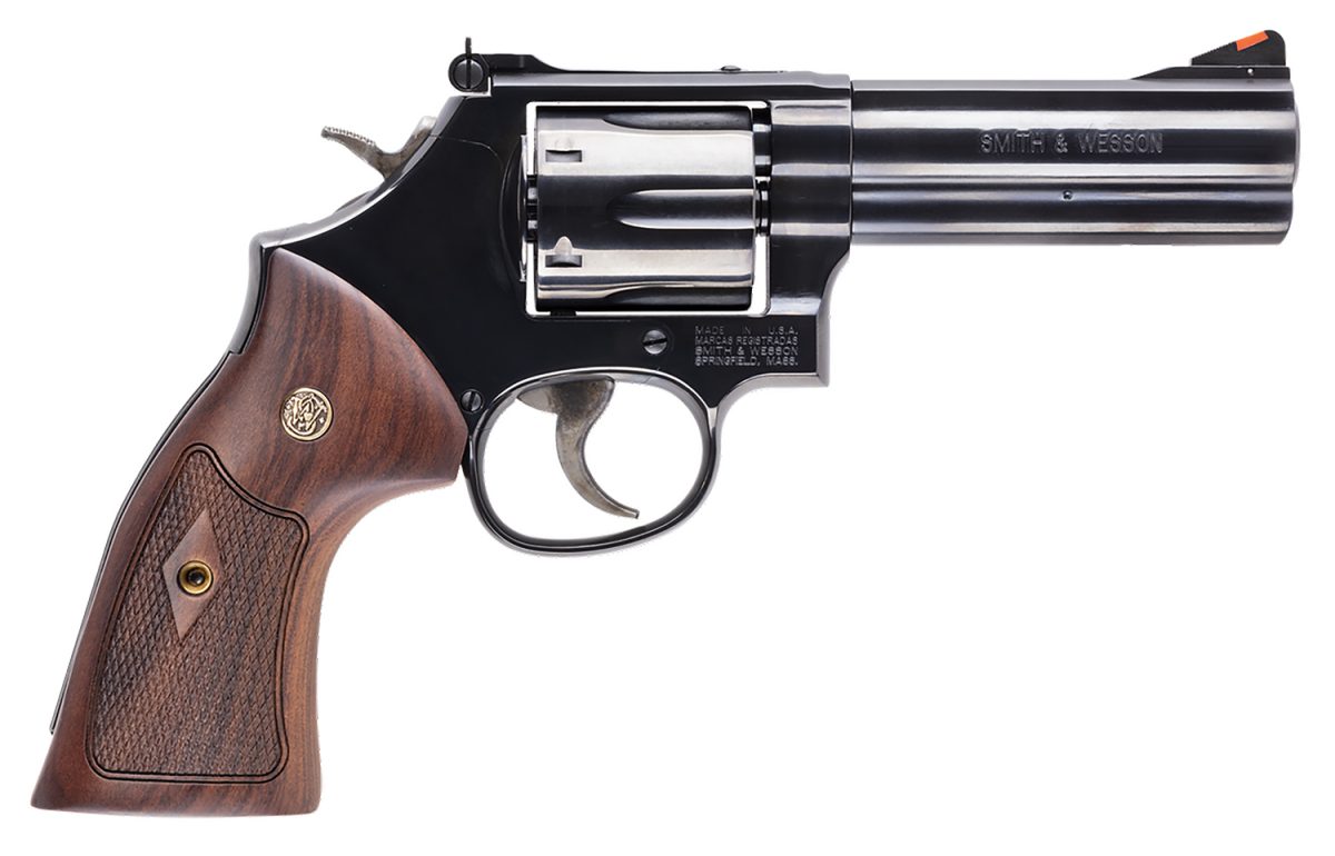 SMITH AND WESSON 586 357MAG 4" BL/WD AS 6RD