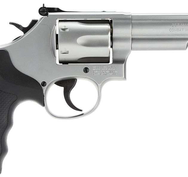SMITH AND WESSON 66 357MAG 4.25" SS 6RD AS