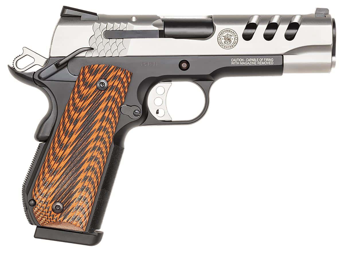 SMITH AND WESSON SW1911PCRB 45ACP 4.25" SS FS