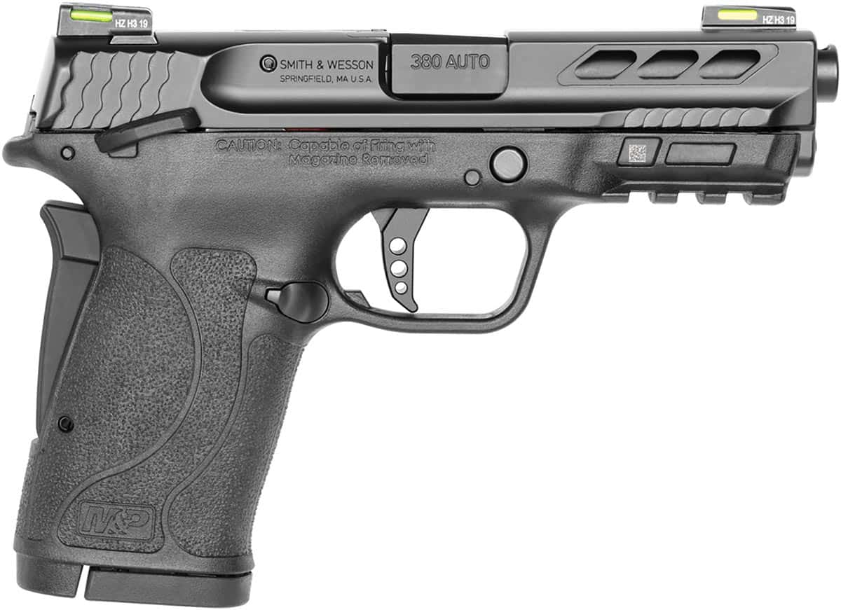 SMITH AND WESSON M&P380 PC 380ACP PORTED BLACK