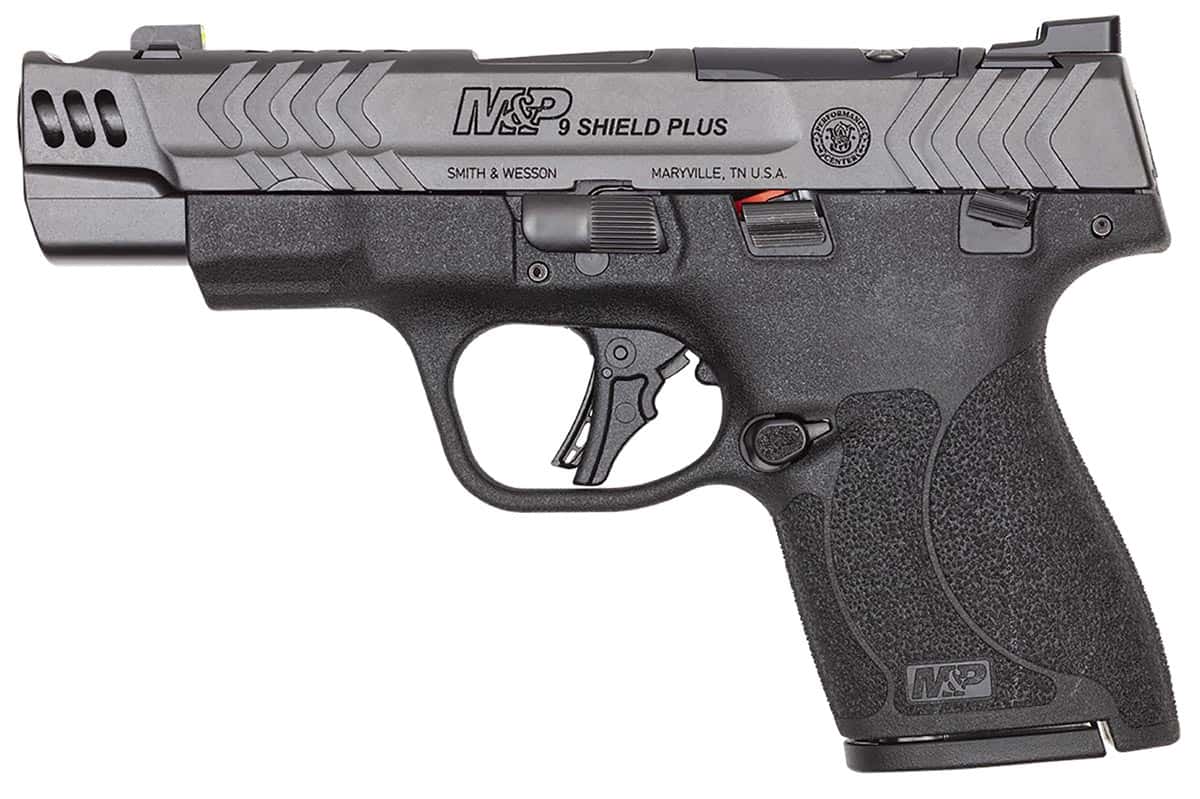 SMITH AND WESSON SHIELD PLUS CC 9MM 4" 10+1 TS