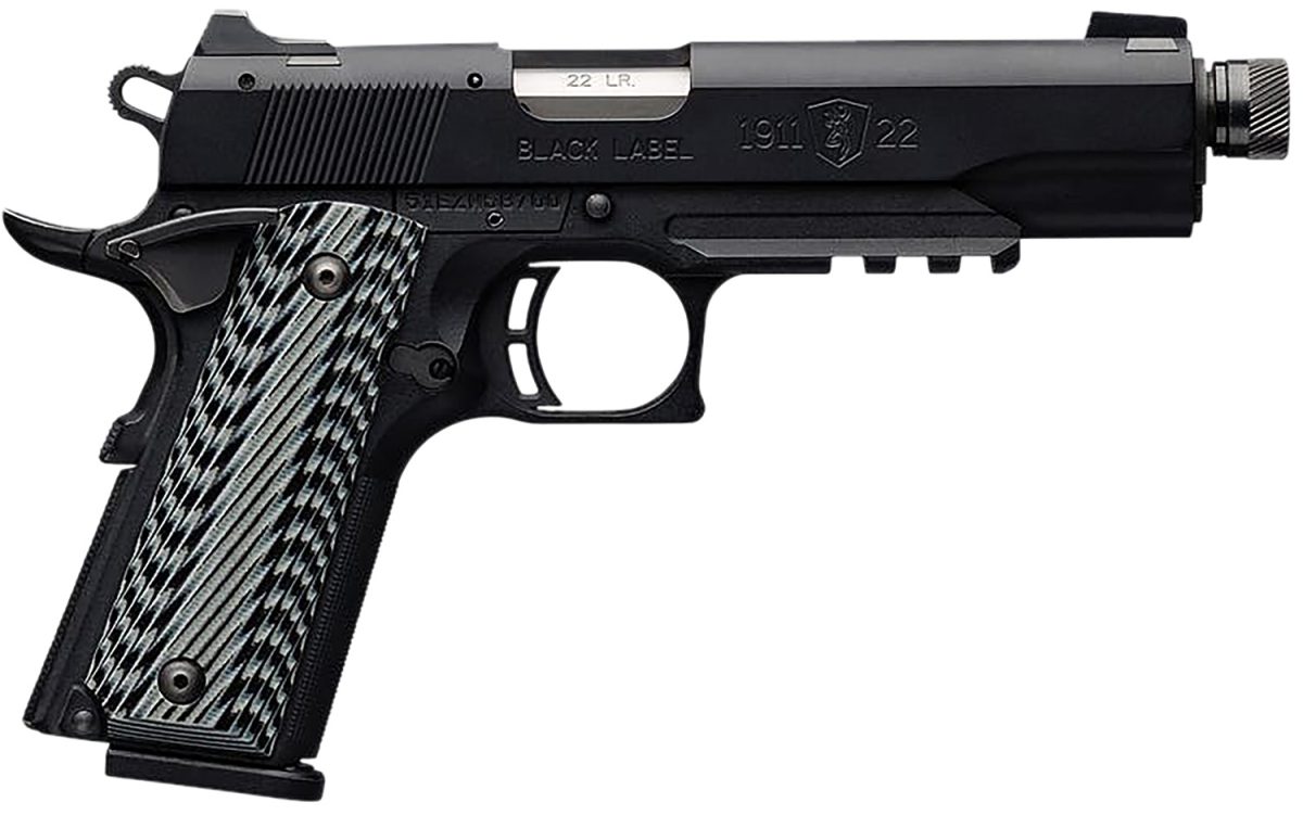 BROWNING 1911-22 A1 BK LBL 22LR 4.3" TB