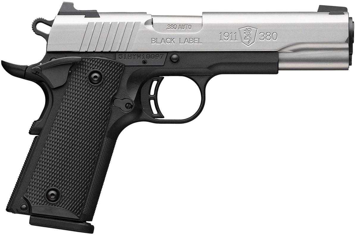 BROWNING 1911-380 380ACP SS 4.25" #