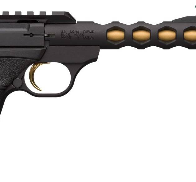BROWNING BUCKMARK + VISION BK/GLD 5.9"