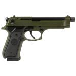 Beretta 92FS 9mm OD Green threaded semi-automatic pistol
