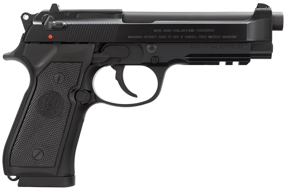 BERETTA 96A1 40S&W 10+1 4.9" PIC RAIL