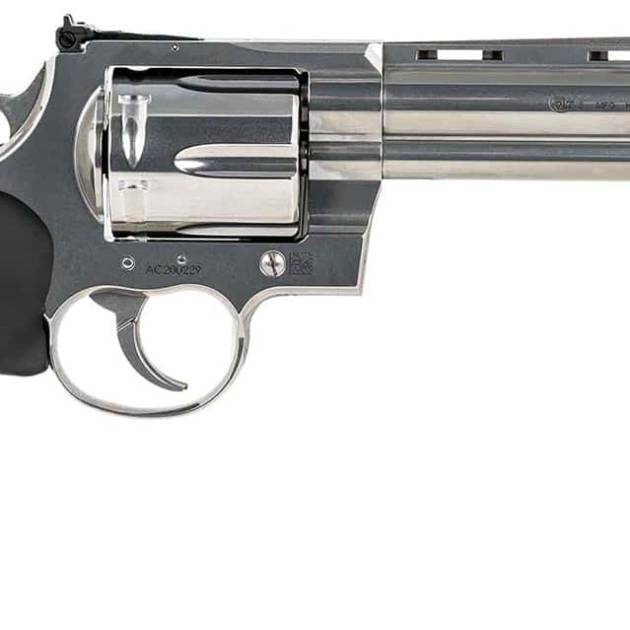 Colt Anaconda .44 Magnum stainless revolver with 6-inch barrel