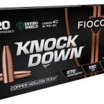 Fiocchi 270 Winchester Ammunition Knock Down Enviro Shield FI270CHA 130 Grain Solid Copper Hollow Point 20 Rounds