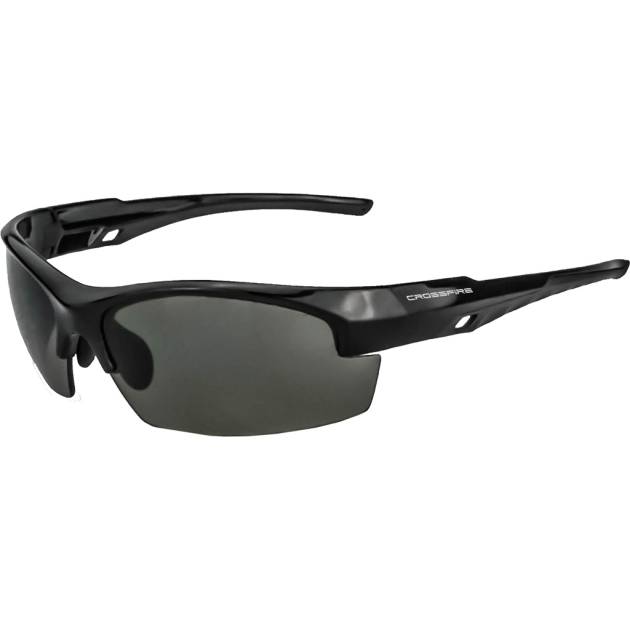 Crossfire Fire Streak Premium Shooting Glasses Black/Smoke