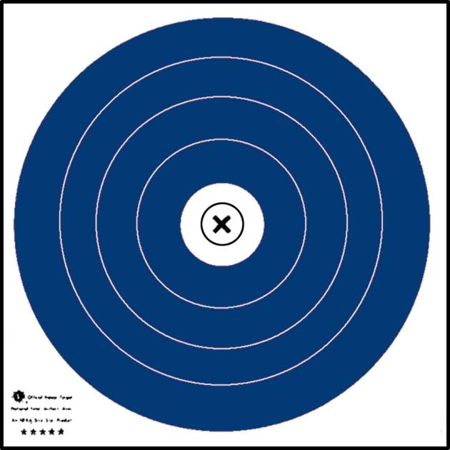 Maple Leaf NFAA Indoor Target 40cm Target 25 pk.