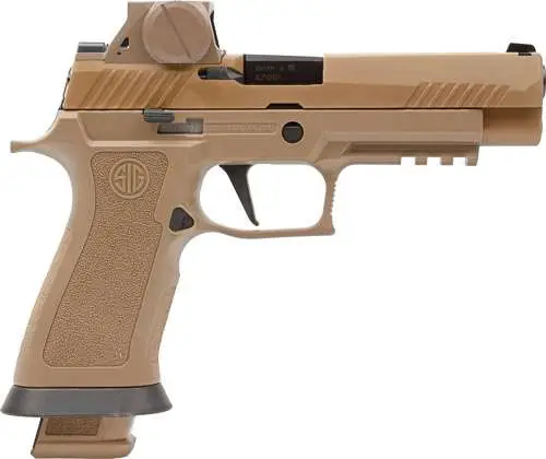 SIG SAUER M17 X-SERIES RX 9MM PSTL TAN XCRY GRIP 3-21RD ROMEOM17 OPTIC