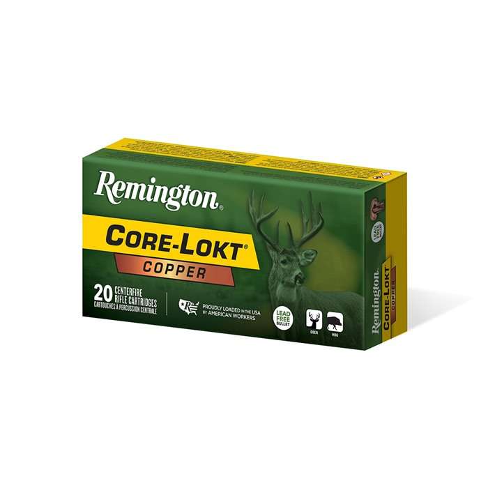 REMINGTON RCC360BH3 360 BUCKHAMMER 160GR CORE-LOKT COPPER HP 20 RD/BX 10 BX/CS