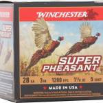 WINCHESTER 28 GA 1-1/8" #5 SUPER PHEASANT HV HB 1-1/8 OZ 25 RD/BX 10 BX/CS
