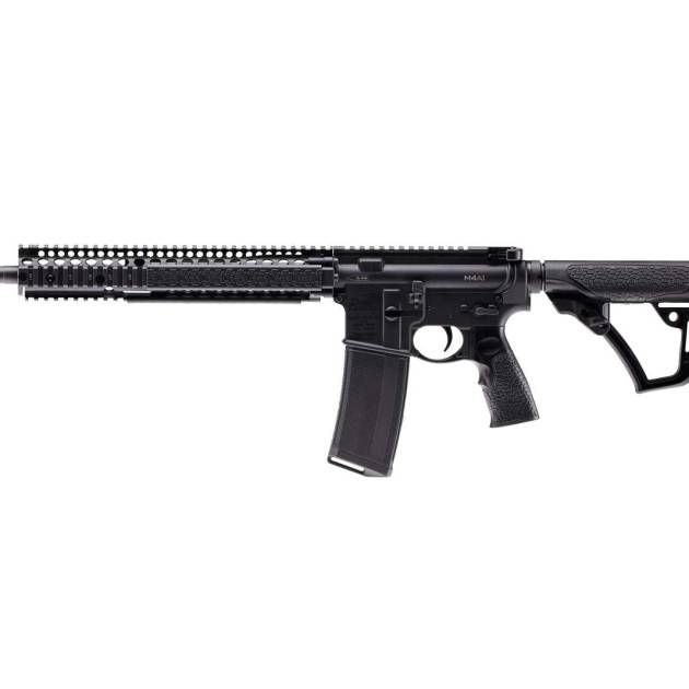 Daniel Defense M4A1 .223 Rem/5.56 NATO rifle with 14.5-inch barrel and black RIS II rail
