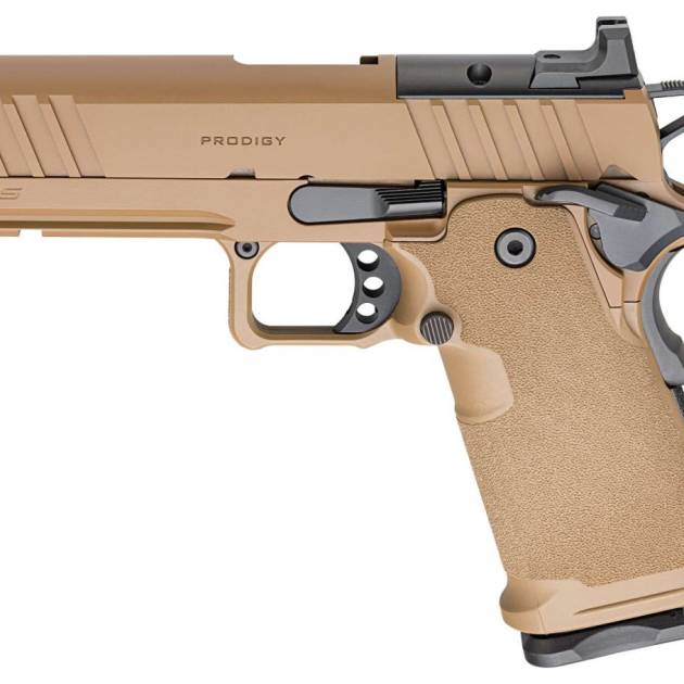 SPRINGFIELD ARMORY 1911 DS PRODIGY COYOTE BROWN 9MM BLK 4.25" 2-10RD MAGS