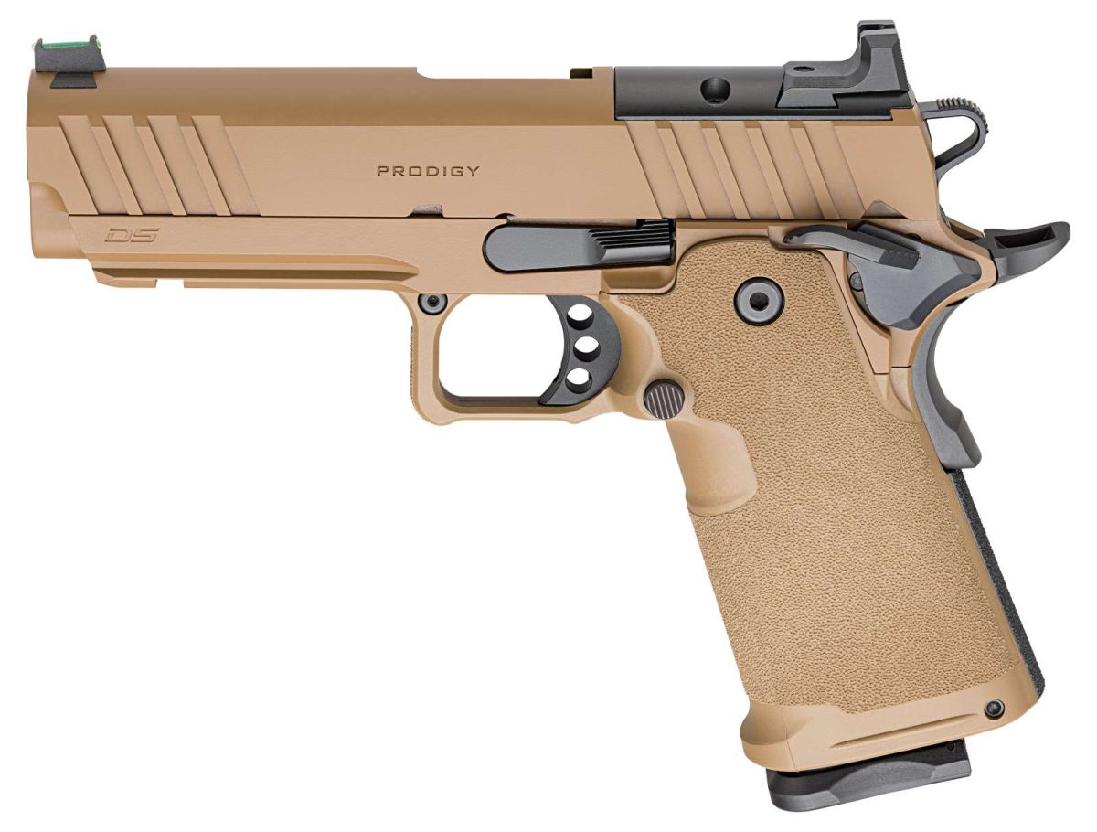 SPRINGFIELD ARMORY 1911 DS PRODIGY COYOTE BROWN 9MM BLK 4.25" 2-10RD MAGS
