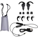 Safariland Pro Impulse In Ear Hearing Protection Rechargeable Bluetooth Black